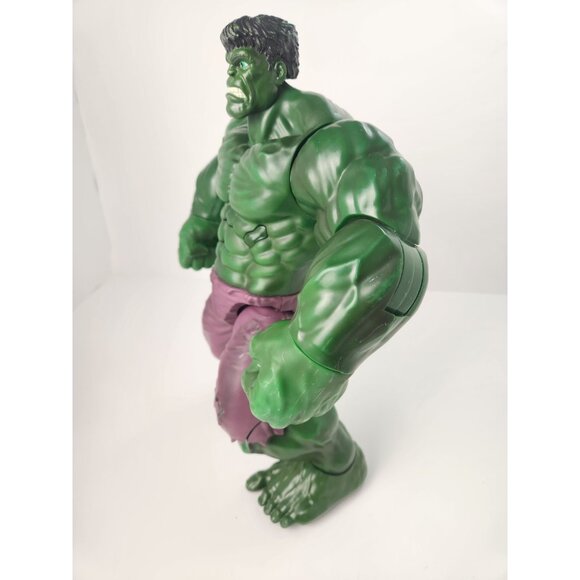 Marvel Disney Store Large 14" Talking Incredible Hulk Action Figure Working - Picture 6 of 13